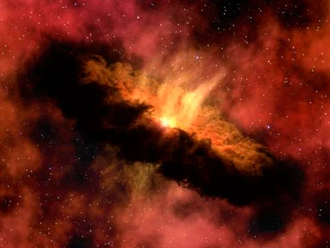 View image of Galaxy system isolated 3d rendering Stock Illustration