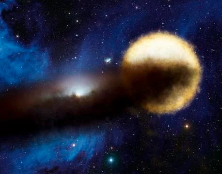 View image of Galaxy system isolated 3d rendering Stock Illustration