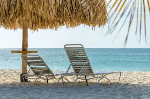 View of the image taken from eagle Beach, Aruba Photos