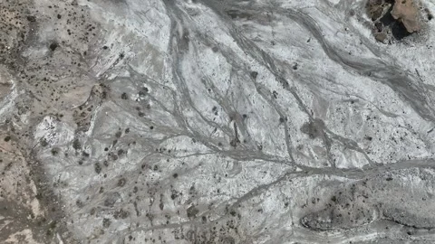 View of the immense Taberna desert in the province of Almeria, Spain Stock Footage 288835053