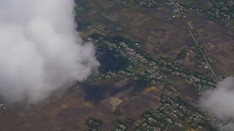 View of Imphal, surrounding area and loktak lake. Stock Footage 111513856