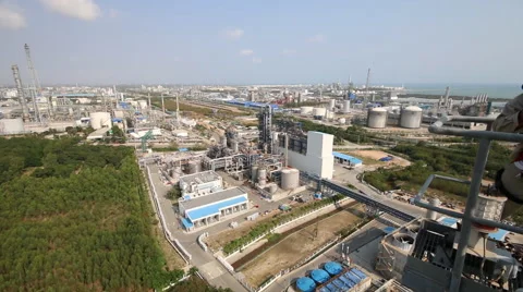View of industrial factory Vídeo Stock 42474911