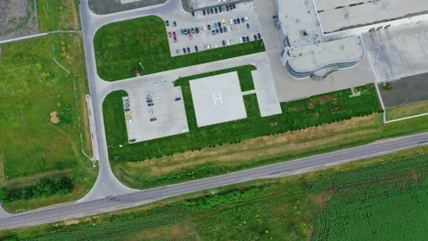 View of industrial zone Stock Footage 135110181