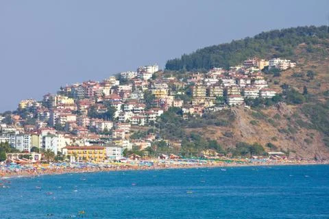 View from the inner castle (ic kale), alanya, turkey Stock Photos