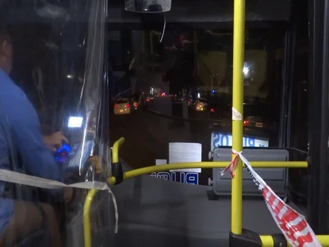 View from Inside Bus. Stock Footage 127669350