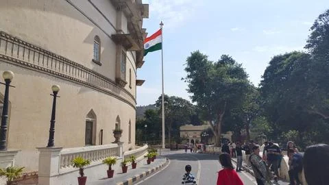 A view inside the city palace where visitors are enjoying their time Photos