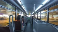 View Inside Double-Decker Tram On Street Of Hk Timelapse Hyperlapse Stock Footage