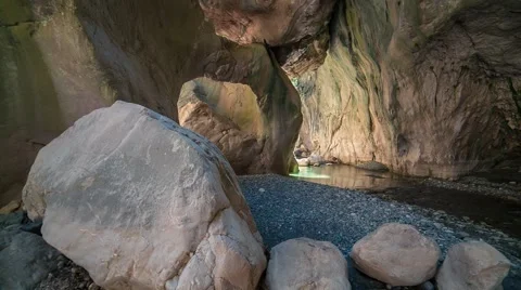 View inside a Goynuk canyon. Stock Footage 67094772