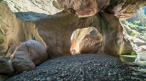 View inside a Goynuk canyon. Stock Footage 67094780