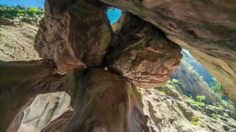 View inside a Goynuk canyon. Stock Footage 67094802