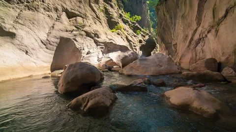 View inside a Goynuk canyon. Stock Footage 67094814