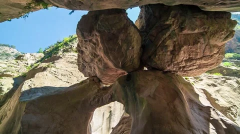 View inside a Goynuk canyon. Stock Footage 67094815