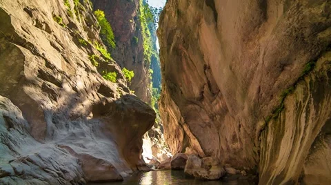 View inside a Goynuk canyon. Stock Footage 67094830