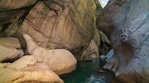 View inside a Goynuk canyon. Stock Footage 67094852