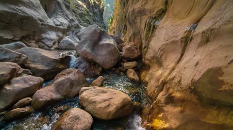 View inside a Goynuk canyon. Stock Footage 67094879