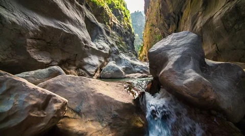 View inside a Goynuk canyon. Stock Footage 67094914