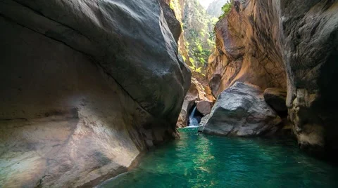 View inside a Goynuk canyon. Stock Footage 67094915