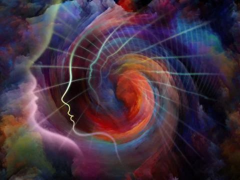 View from Inside Stock Illustration