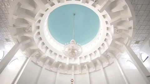 View inside mosque Stock Footage 104584532