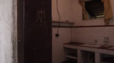 View inside old abandoned house Stock Footage 67809281