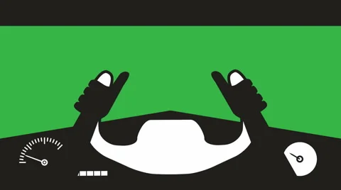 View from inside the race car or aircraft cabin Stock Footage 60918968