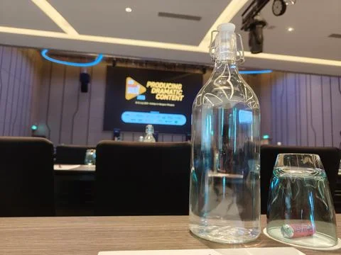 View inside the seminar hall Stock Photos