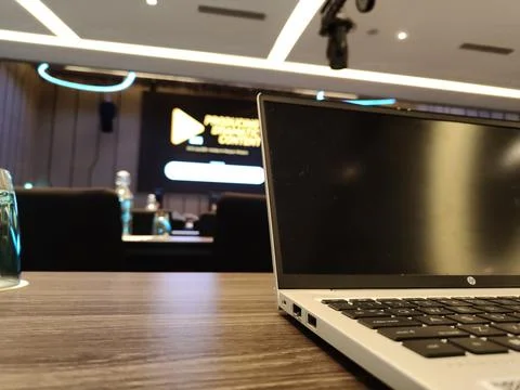 The view inside the seminar hall Stock Photos