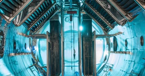 View Inside of a Spaceship at Space Stock Footage 122084748