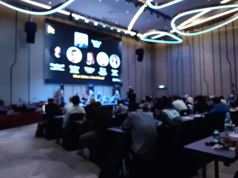 The view inside the spacious and exclusive seminar room9145918 Stock Photos