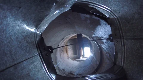 View from inside the well Stock Footage 90474801