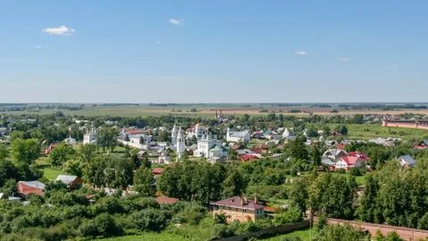 View of the Intercession Monastery, Russia, Suzdal Stock Photos