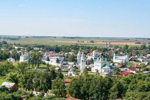 View on the Intercession Monastery, Russia, Suzdal Stock Photos