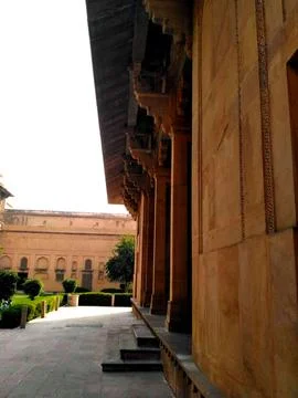 View of internal part of a Mughal era heritage building Photos