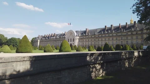 View of the Invalides, Paris Stock Footage 121481852