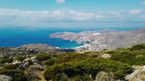 View of the Ios island. Stock Footage 223382419