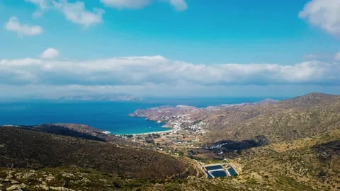 View of the Ios island. Stock Footage 223382428