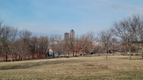 View from Iowa State Capitol Stock Footage 236485380
