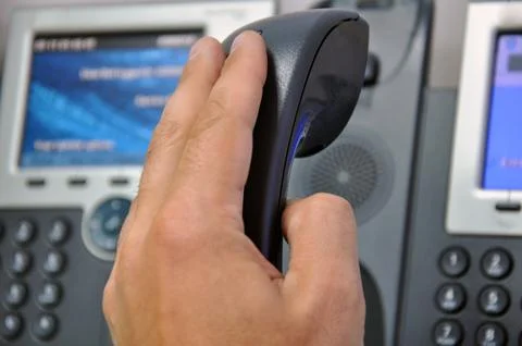 The view of IP Phone Stock Photos