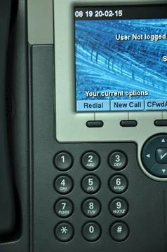 The view of IP Phone Stock Photos