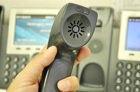 The view of IP Phone Stock Photos