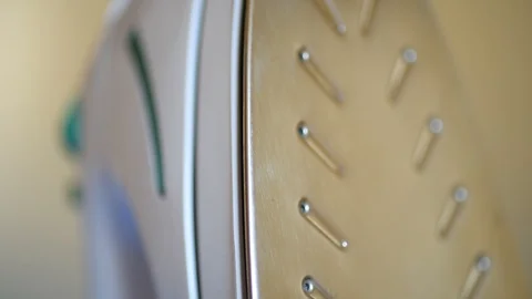 View on iron (with slider) Stock Footage 110915094