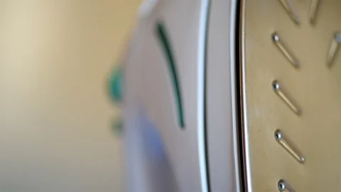 View on iron (with slider) Stock Footage 110948166