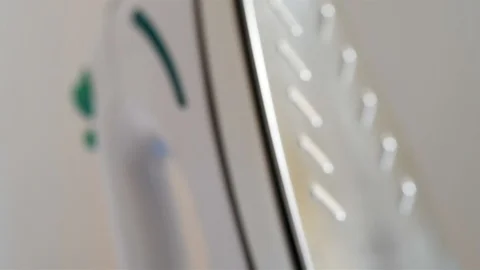 View on iron (with slider) Stock Footage 110963309