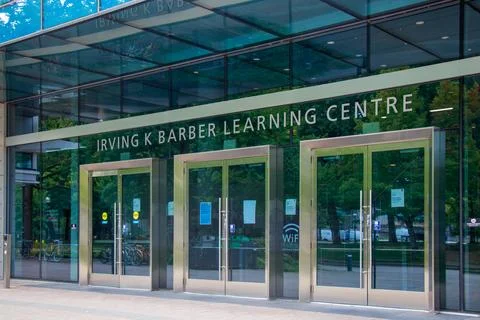 View of Irving K Barber Learning Centre in UBC Stock Photos