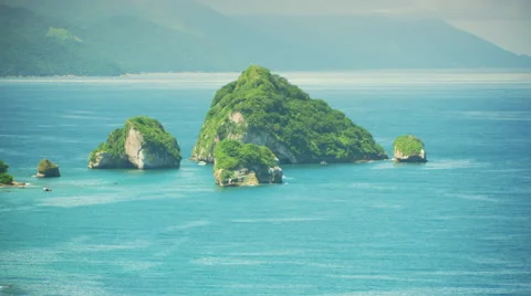 View of island Stock Footage 57815466