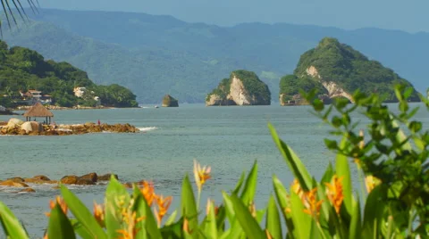 View of island Stock Footage 57815533