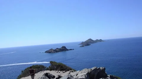 View of Island Stock Footage 68768171