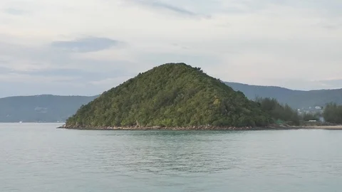 View to the island Stock Footage 112399833
