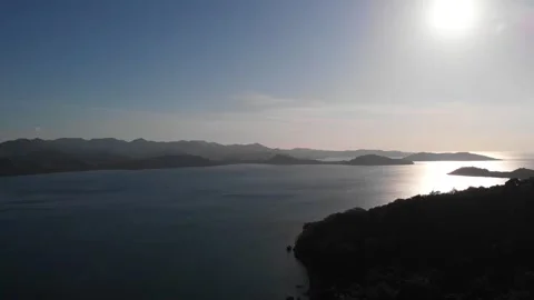 View from Island Gili Gede, Lombok, Indonesia, Southeast Asia. Video stock 283567053