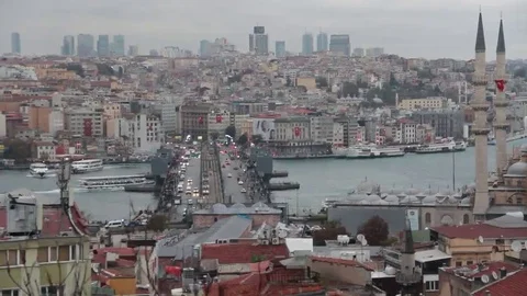 View of istanbul city Stock Footage 69239051